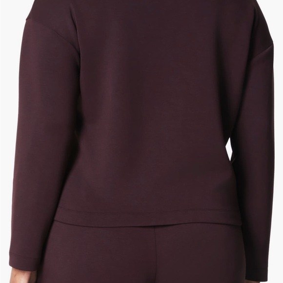 New w/tags SPANX Air Essentials Truffle Brown Button-Up Cardigan - Picture 2 of 5